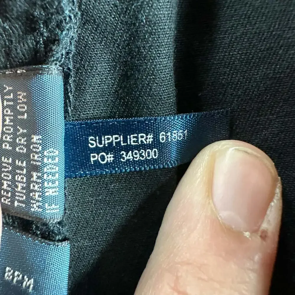 Polo Ralph Lauren Men's Straight Fit 650 Five-Pocket Cotton Pants Black 34x32